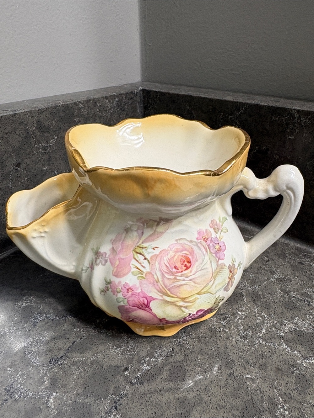 Vintage Old Foley Shaving Scuttle Mug.
